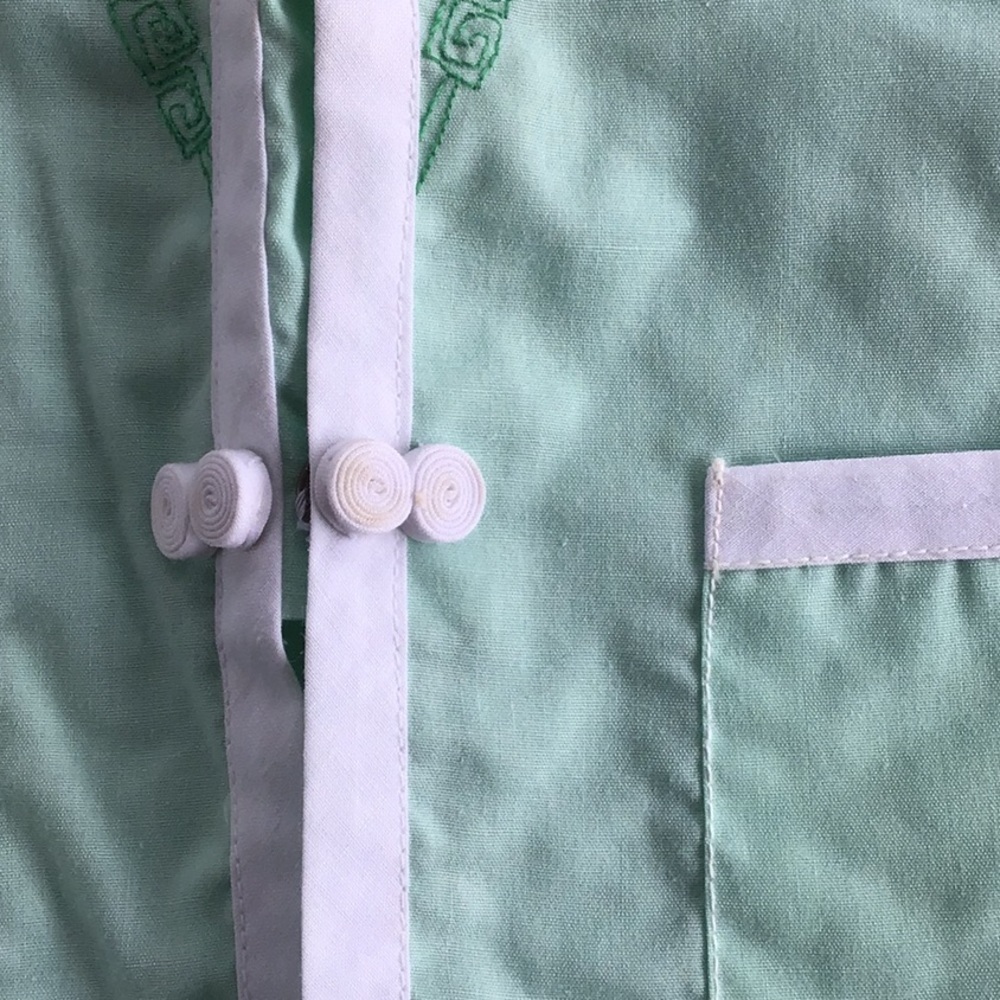 Vintage 2 piece kimono style set - Picture 3 of 5